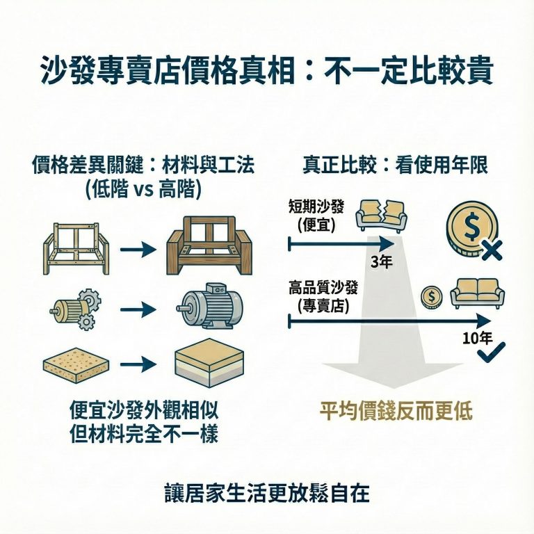 很多人會覺得大漢家具的電動沙發是不是價格更高，但大漢家具的電動沙發從材料到工法都是最高品質，能用更久，長期下來平均花的錢反而會比便宜但不耐用的電動沙發更低